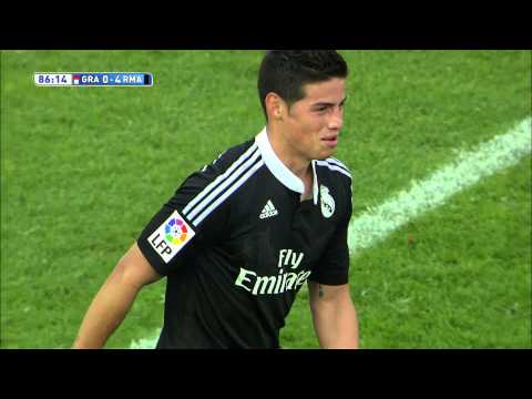 Gol De James 0 4 En El Granada CF Real Madrid HD
