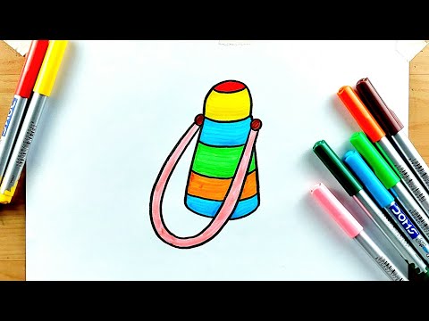 Water Bottle Drawing