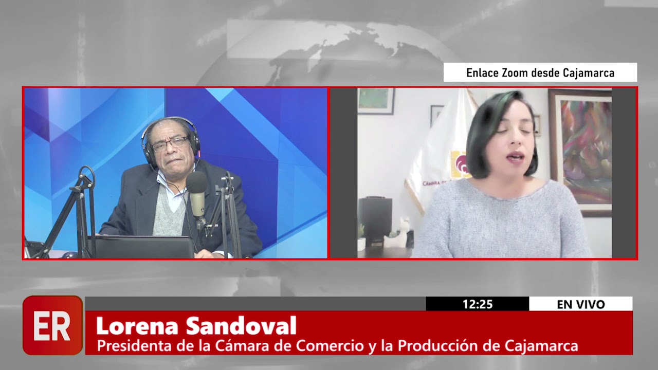 ENTREVISTA A LORENA SANDOVAL, PRESIDENTA DE LA CÁMARA DE COMERCIO Y LA PRODUCCIÓN DE CAJAMARCA