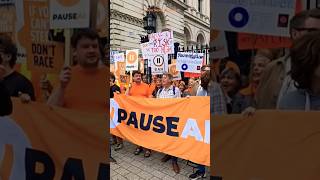 Pause AI: Protesters warn of the dangers of artificial intelligence