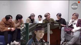 BTS reaction Hwarang the scenas V 🥰💜💜 BTS reaction Hwarang the scenas V 🥰💜💜
