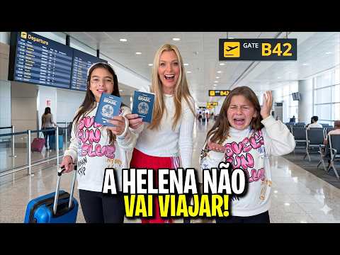 SERÁ QUE A HELENA NÃO PODERÁ VIAJAR PARA OS ESTADOS UNIDOS! E agora ?