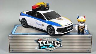 또봇 대도시의 영웅들 또봇C 현대자동차 쏘나타 자동차 경찰차 로봇 장난감 변신 리뷰 Tobot C Police Car Robot Toys Transformation