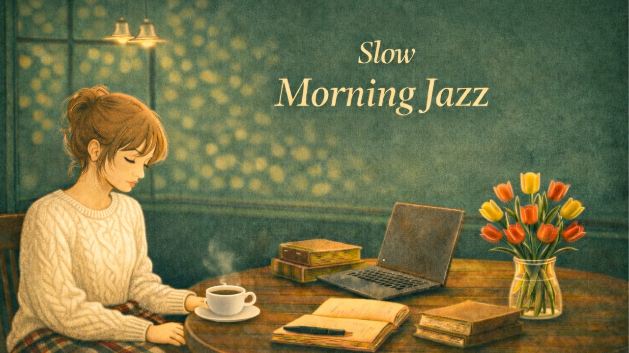 Spring Morning Café Jazz I 2 Hours 45 Min Soft Lo-fi Lounge Jazz | Study & Relax - Jazz Moments Café
