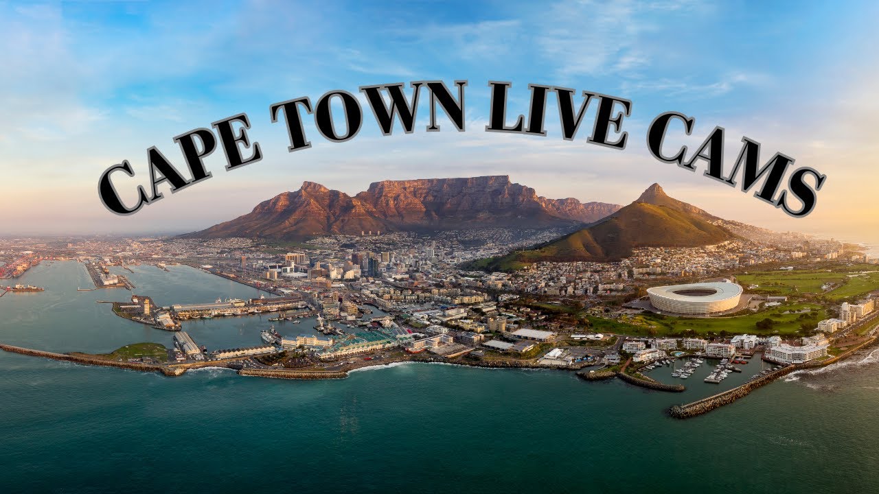 Cape Town multi Live webcam location with relaxing beach sounds | South Africa beaches and mountains