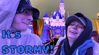 Disneyland in a STORM!