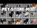 Minecraft PET STORE MOD / PLAY WITH HAMSTERS, DOGS AND CATS!! Minecraft