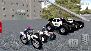 Offroad Outlaws Police Car, Quad Bike, Motocross dirt bike Extreme Off-Road Android Ios Gameplay #2 screenshot 4