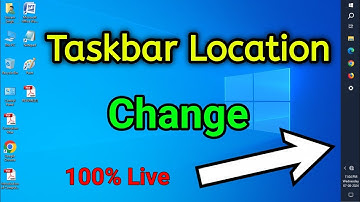 How to Change taskbar Location | How to Change Taskbar Right Left Bottom Top | Windows 7/8/10/11