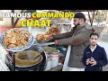 Commando  samosa chaat  chikar cholay  papari chaat  pakistani food walk