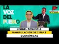 Leonel denuncia manipulación de cifras económicas