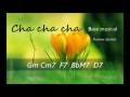 BASE MUSICAL DE CHA CHA CHA LATINO EN G, PARA PIANO, GUITARRA, TROMPETA, SAXO, PERCUSION, ETC