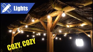 Make you terrace Cozy Cozy ✅ with string Avoalre Lights 🧸