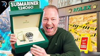 I bought my first Rolex! (NEW Submariner 124060 unboxing and review)