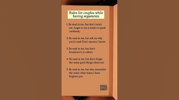 Rules for couples while having arguments | #psychology #quotes #shorts #motivation #englishquotes
