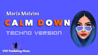 Calm Down (Techno Version) | Marla Malvins | Rema | Selena Gomez | Lyric Video | Female Cover Resimi