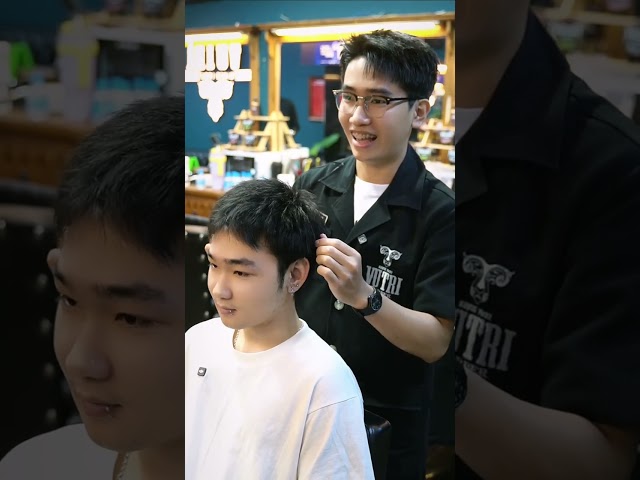 Blonde Hair cho chú em hàng xóm #barbershopvutri