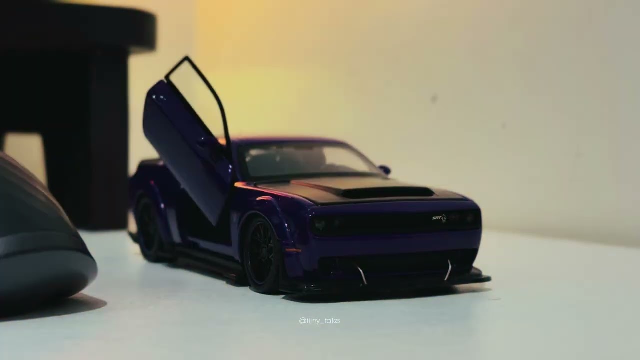Dodge Challenger SRT Diecast Stop Motion | 