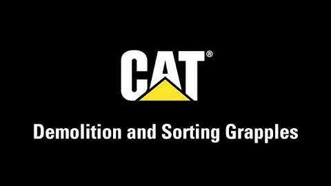 Cat® Demolition & Sorting Grapples | Grapples in Action
