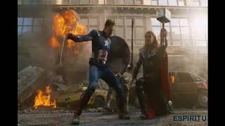 Video thumbnail of "LOS AVENGERS somos uno al pelear"