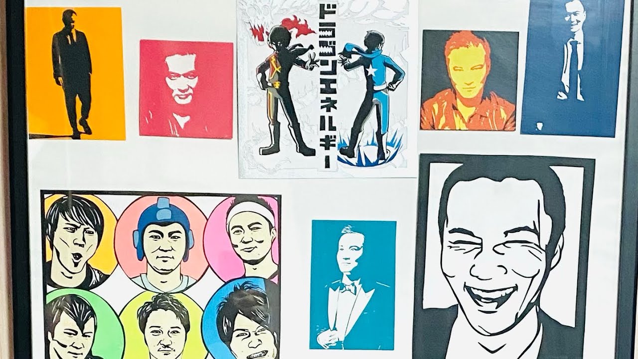 スラッシュ切り絵に挑戦‼️#加藤純一 #うんこちゃん #切り絵