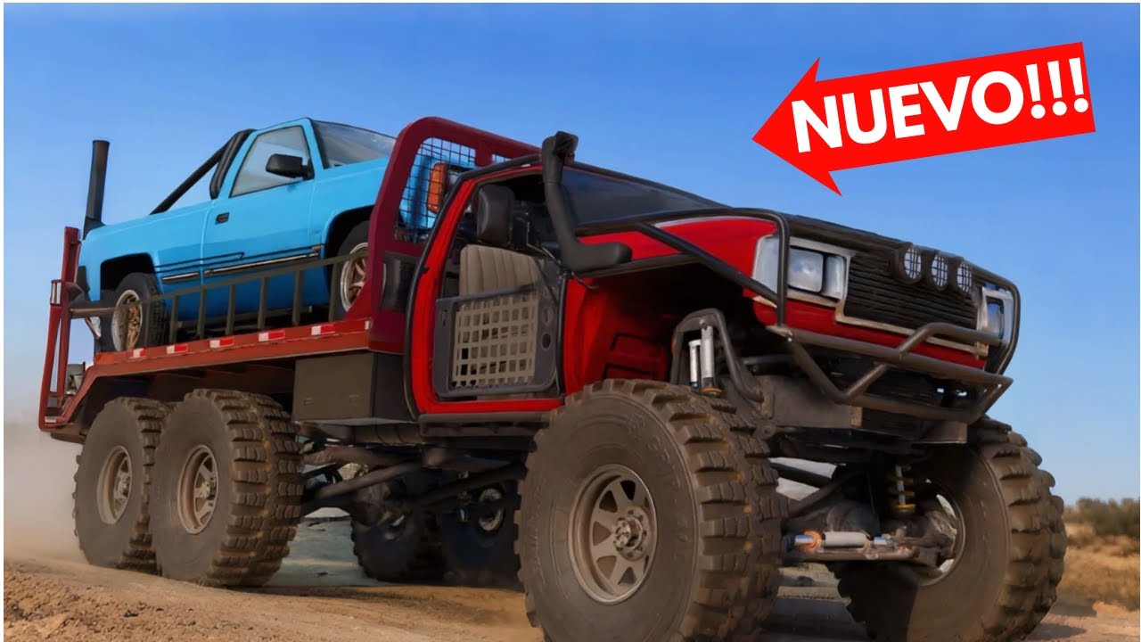 ¡Este mod de BeamNG Drive tiene los camiones más ridículos que hayas visto jamás!