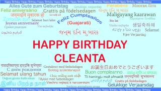 Cleanta   Languages Idiomas - Happy Birthday