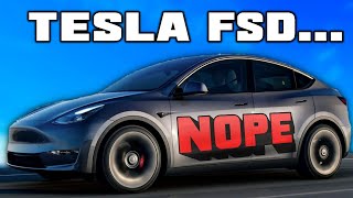 this is why i won't be buying tesla's full self driving...(fsd review)
