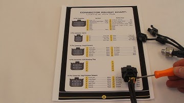 Unpacking Video Level Ride Bag pressure sensor wiring