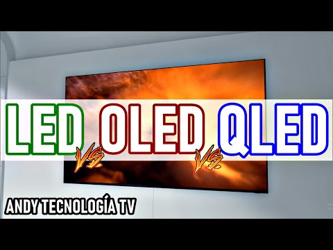 Vídeo: Diferencia Entre Televisores LED Y OLED (televisores)