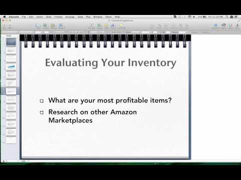 Getting Started With Global Amazon Selling - old - video from SellerEngine