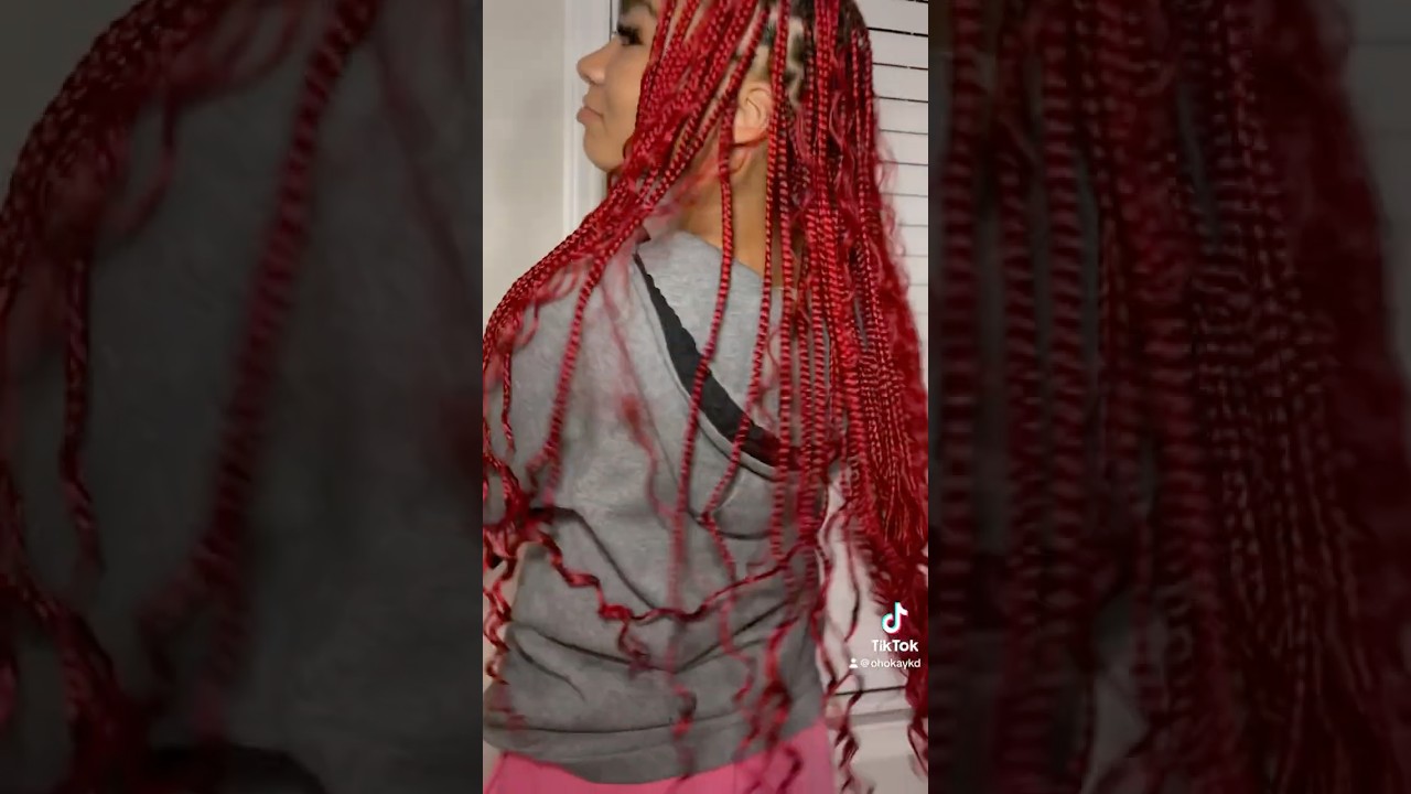 Red Goddess Knotless ❤️🍒