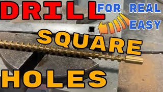 Making Square Holes in metal, the real way Lets Broach the subject