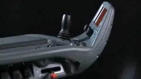 Driving a Valtra Direct tractor.