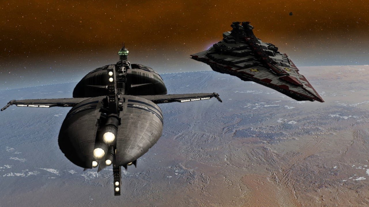 Maelstrom vs Separatist Fleet - Star Wars Empire at War Remake NPC Battle