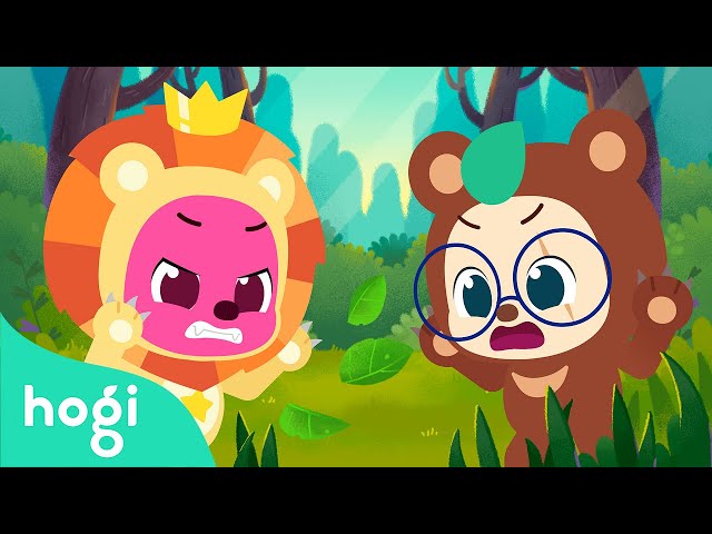 [⭐️NEW] King of All Animals 🦁️｜Kids Stories｜Songs for Kids｜Magic Adventure｜Pinkfong & Hogi class=