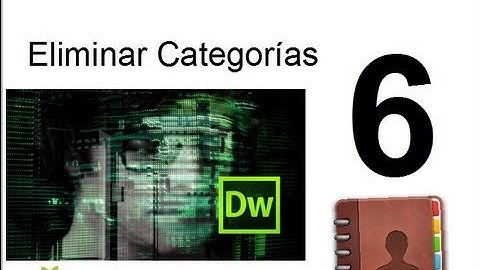 video 6- Taller Dreamweaver, php y Mysql Creación de una Agenda - Eliminar Categorias