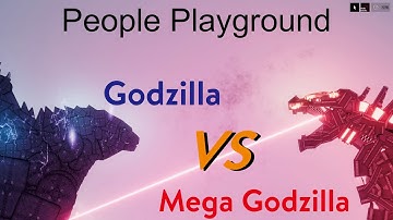People Playground EP.23 Godzilla VS Mechagodzilla