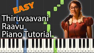 Video thumbnail of "Thiruvaavaniraavu Piano Tutorial | Jacobinte Swargarajyam | Happy Onam"