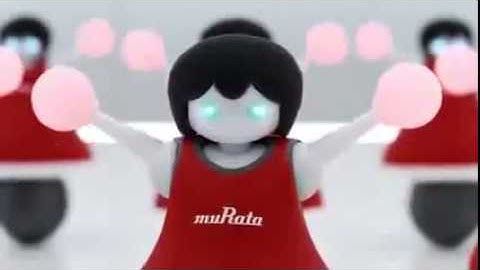 Murata Cheerleaders Robot   Introduced New Japanese Robotics