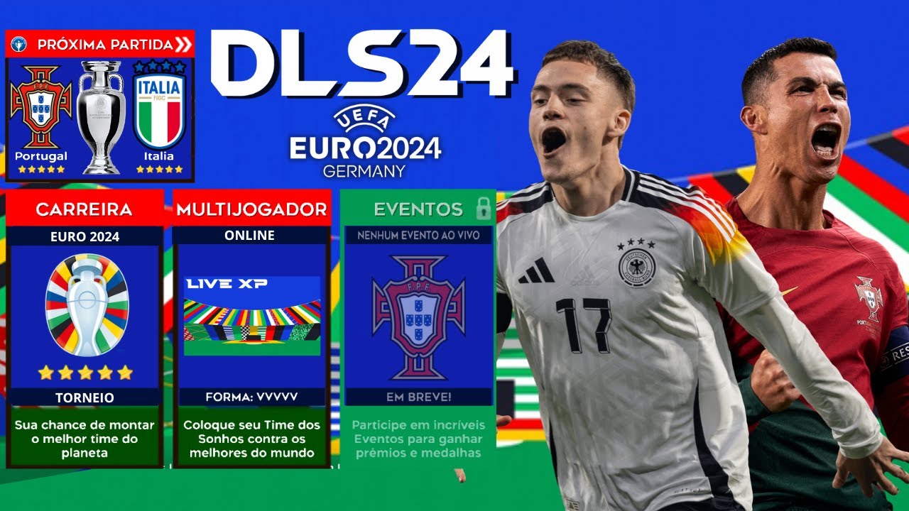 Dream League Soccer 2024 Edição UEFA Eurocopa Offline (DLS 19