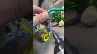 Quick Copper-to-Aluminum Wire Connection Trick #WiringTips #shortsfeed #wire #copper