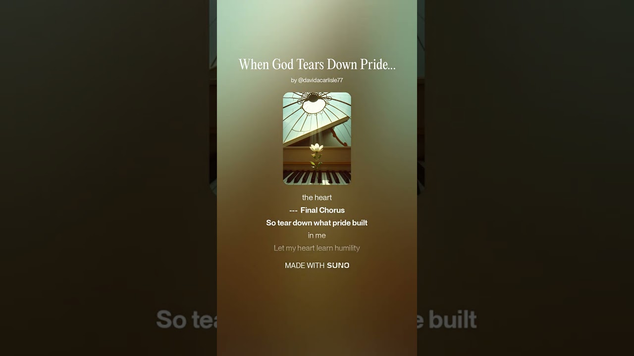 When God Tears Down Pride”