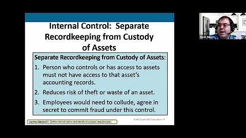 ACTG04A   Chapter 8 Lecture   Cash, Fraud, and Internal Control