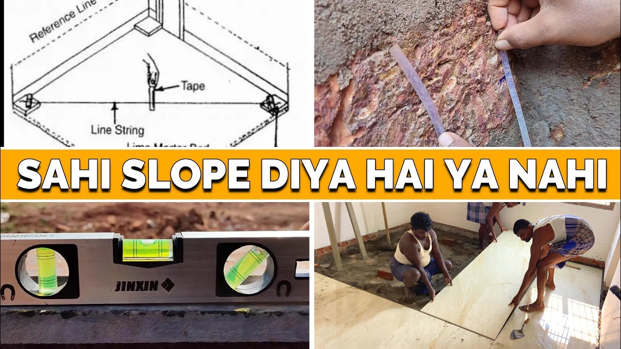 Site पर Level चेक करे सिर्फ 2 min में। Slope check with level pipe ...