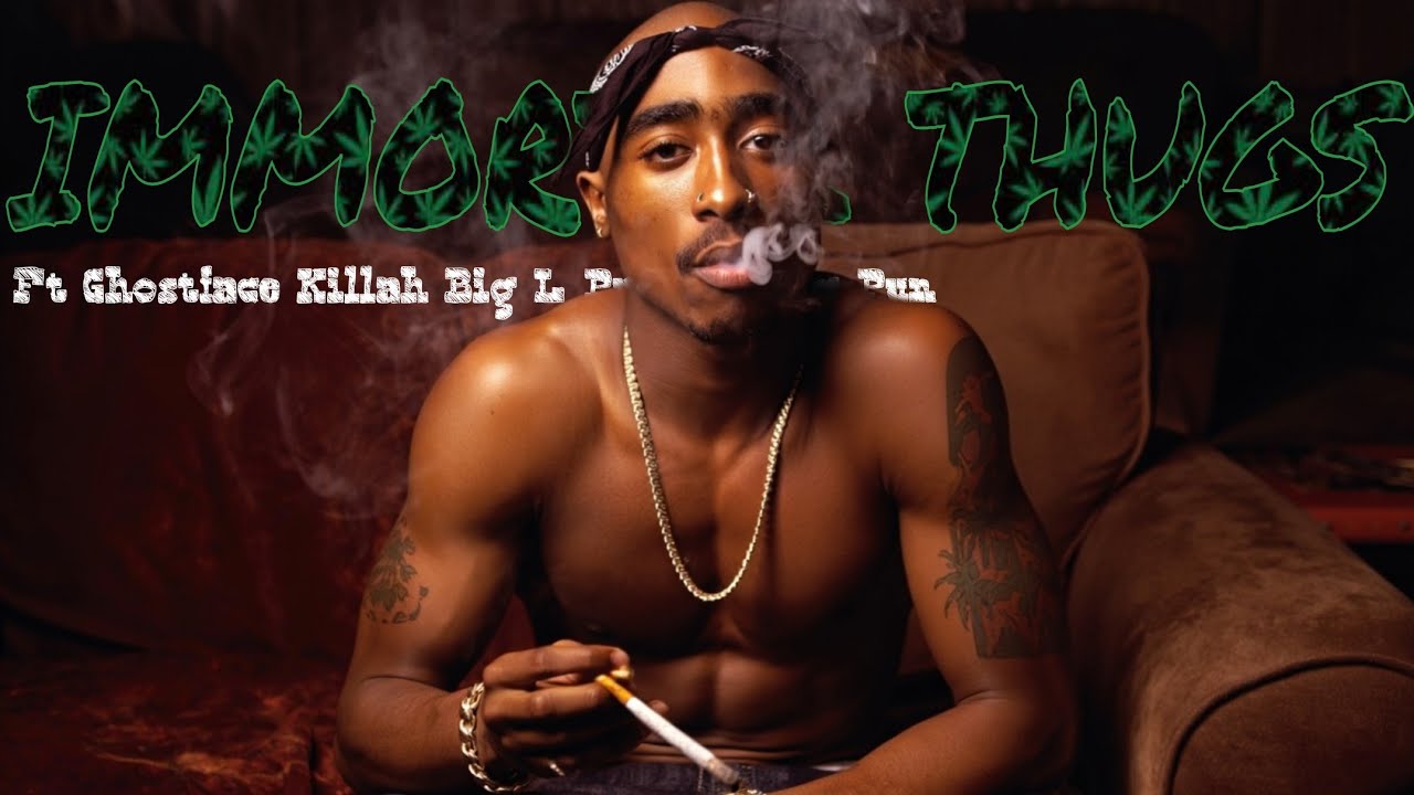 2pac - Immortal Thugs ft Ghostface Killa x Big L x Prodigy x Big Pun (Lyric Mashup Video)