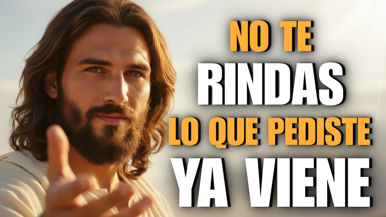 Dios Te Dice Hoy: No Te Rindas — Lo Que Pediste Ya Viene en Camino ...