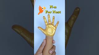 N for Nest - Letter N Craft for Kids | Cute Bird Nest Handprint Painting