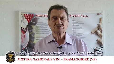 Luciano Moretto, Presi. della Mostra Nazionale Vin...