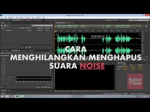 Video: Cara Menghilangkan Noise Di Audisi